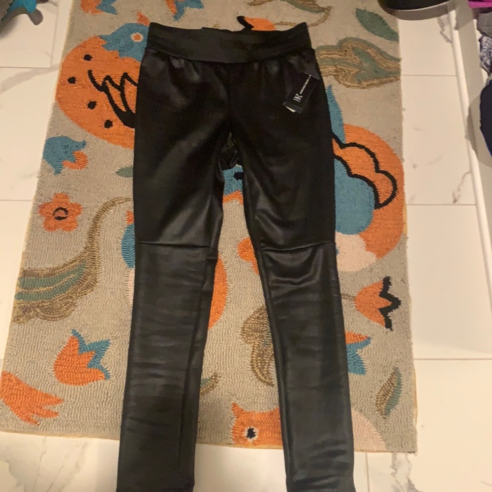 Leather leggings